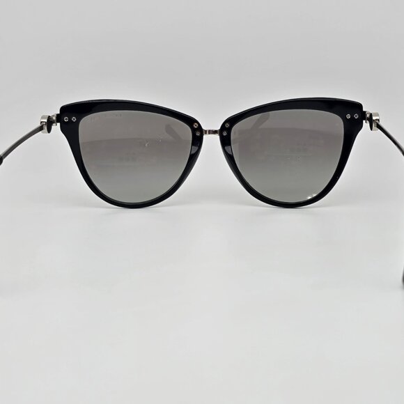Michael Kors MK6039 Abela II Black Silver Frame Grey Lens Cat Eye Sunglasses - Picture 4 of 13